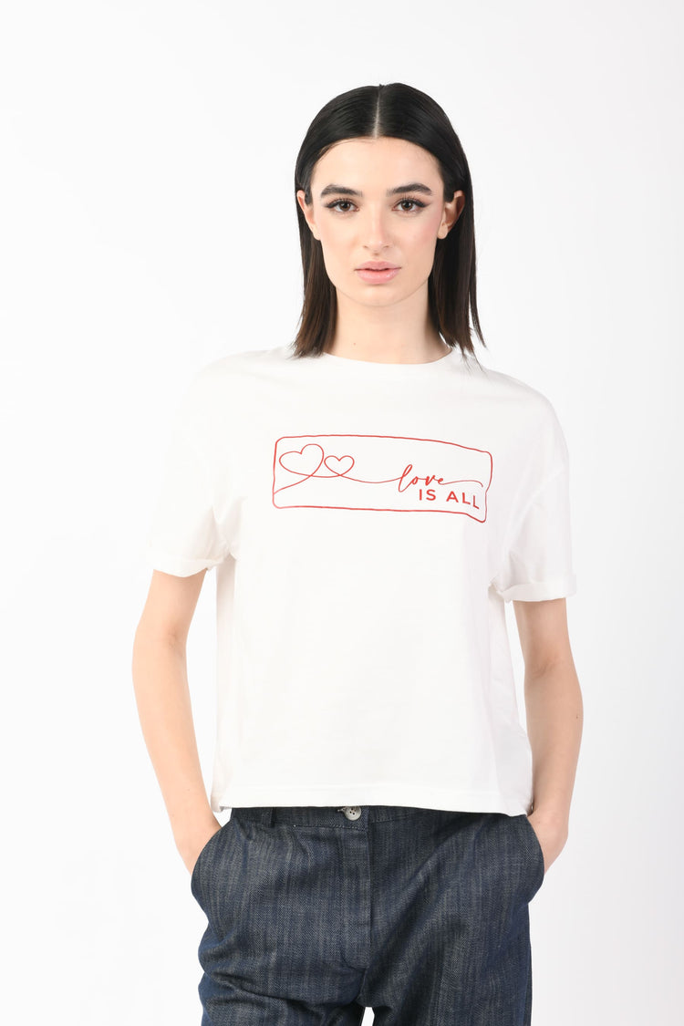 Love is All cotton t-shirt