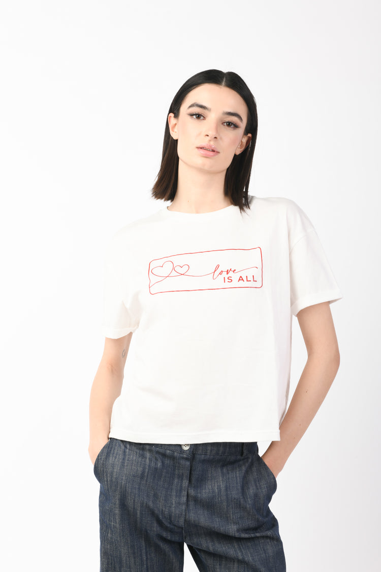 Love is All cotton t-shirt