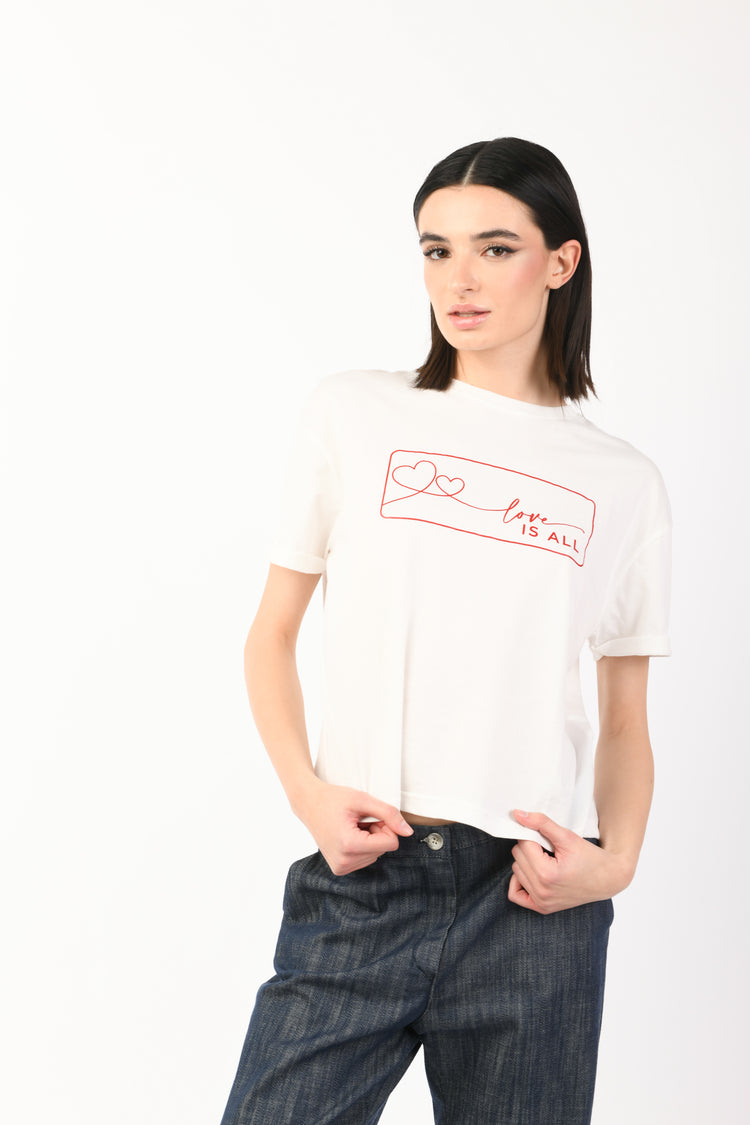 Love is All cotton t-shirt
