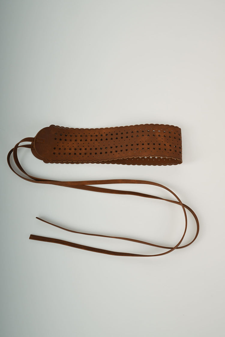 Star motif sash belt