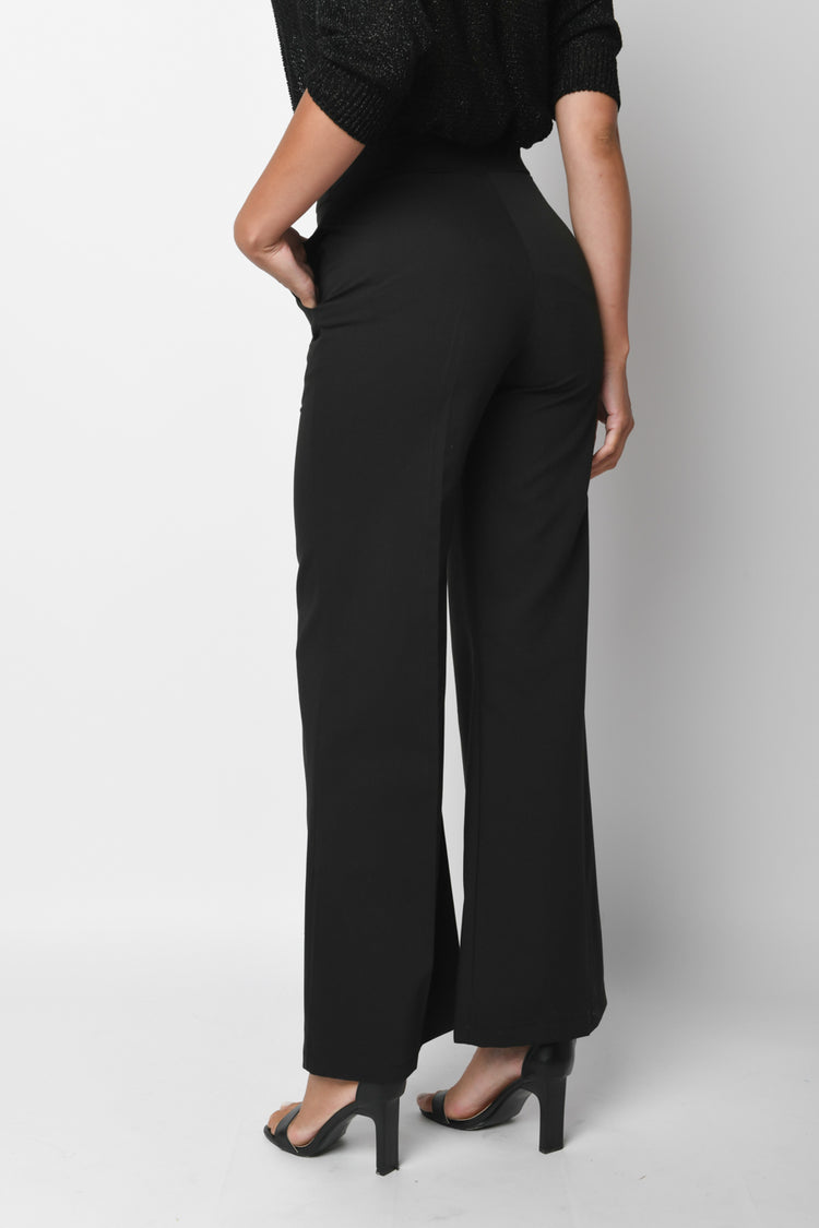 Viscose-blend palazzo pants