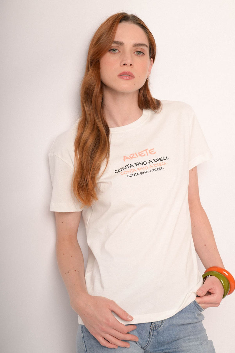 T shirt Ariete zodiaco