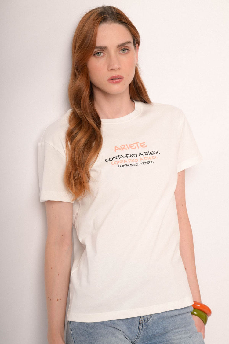 T shirt Ariete zodiaco