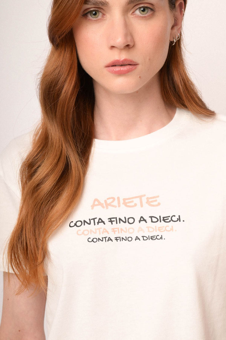 T shirt Ariete zodiaco
