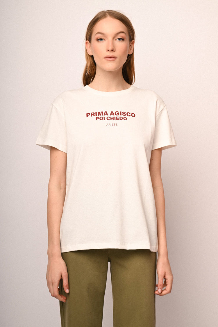 Aries Zodiac Sign cotton t-shirt