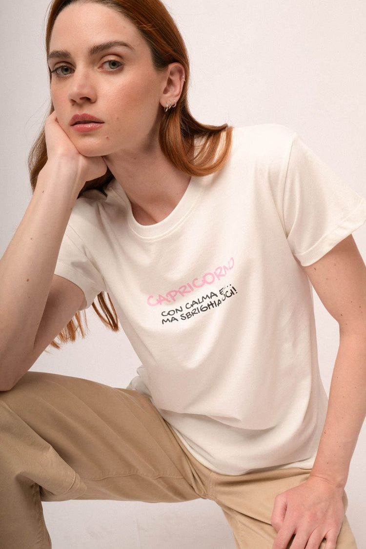 T shirt Capricorno zodiaco