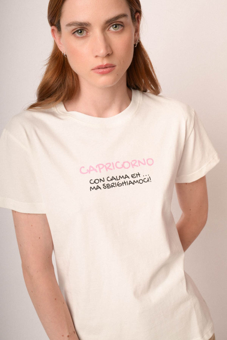 T shirt Capricorno zodiaco