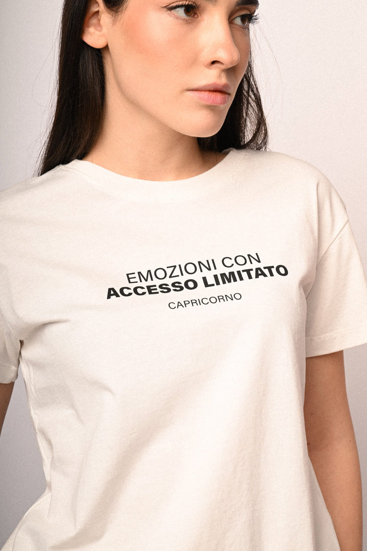 Capricorn text t-shirt