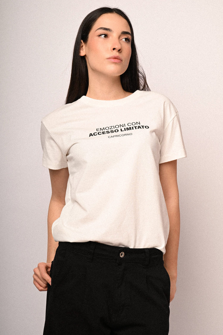 Capricorn text t-shirt