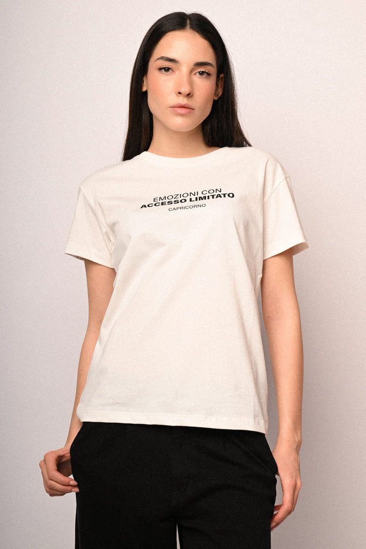 Capricorn text t-shirt