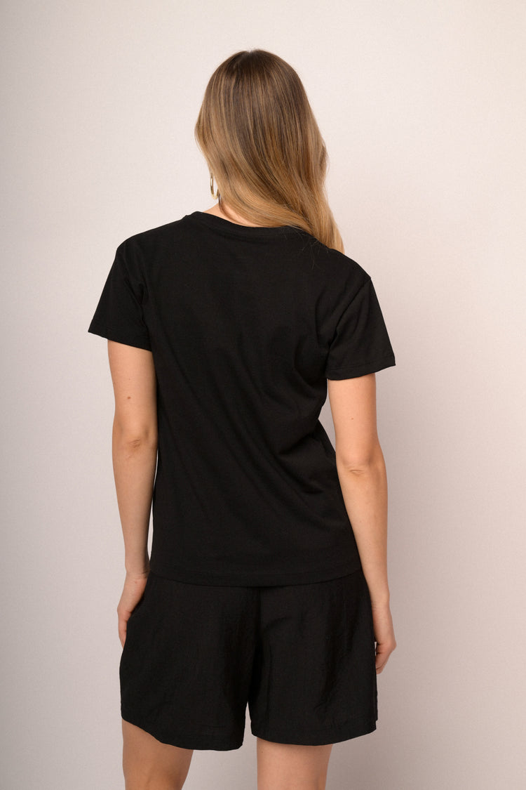 T-shirt Irrésistible in cotone nero