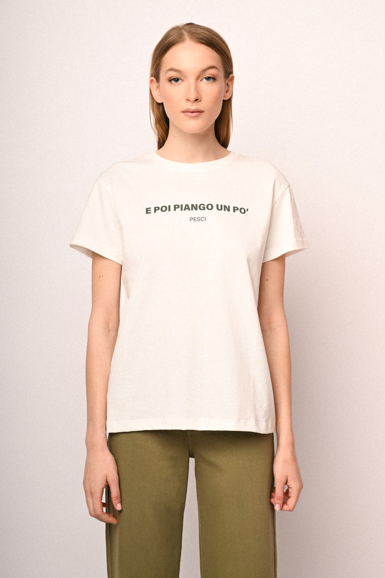 Pisces Zodiac Sign cotton t-shirt