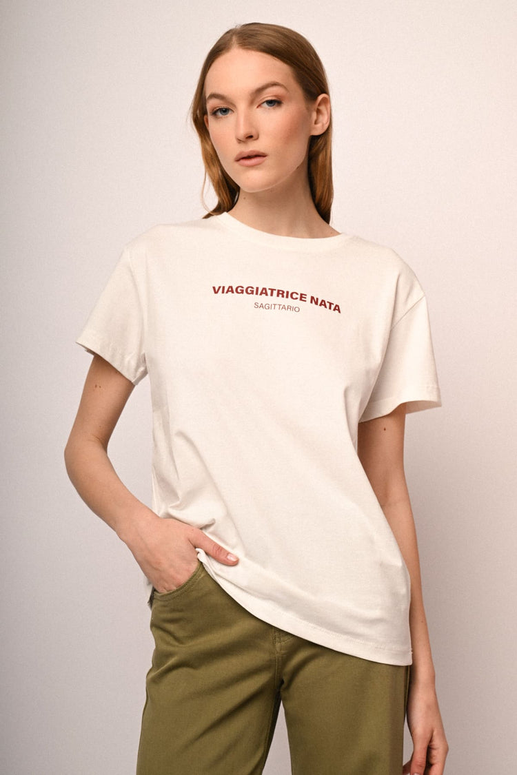 Sagittarius Zodiac Sign cotton t-shirt