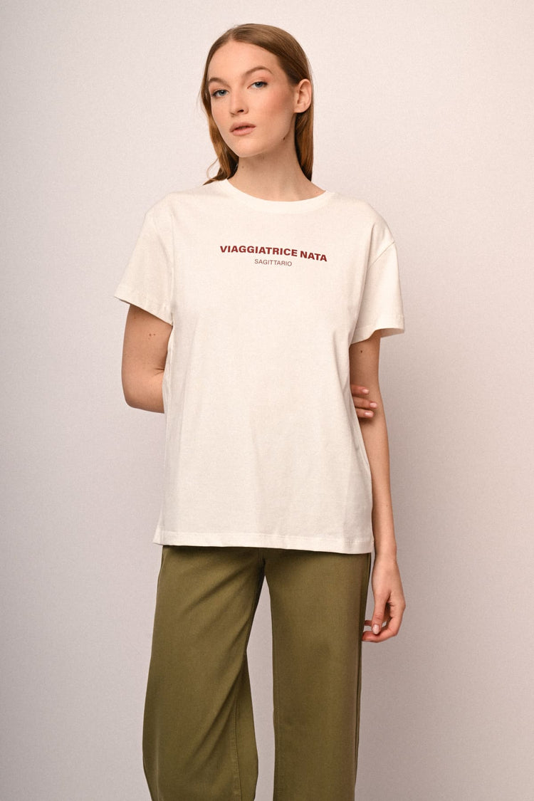 Sagittarius Zodiac Sign cotton t-shirt