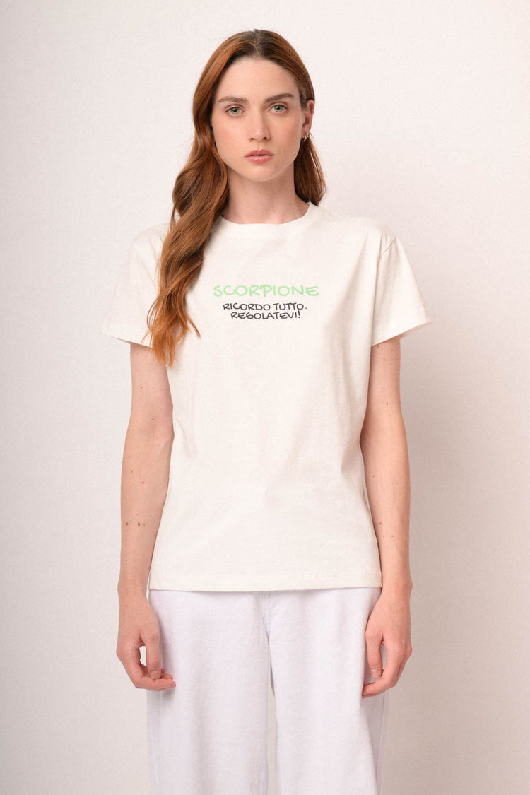 T shirt Scorpione zodiaco