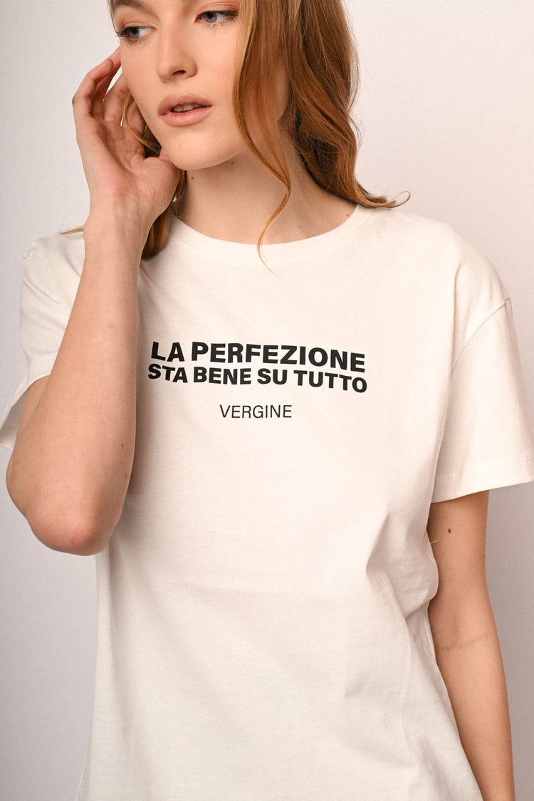 Virgo Zodiac Sign cotton t-shirt