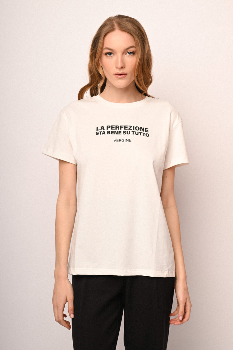 Virgo Zodiac Sign cotton t-shirt
