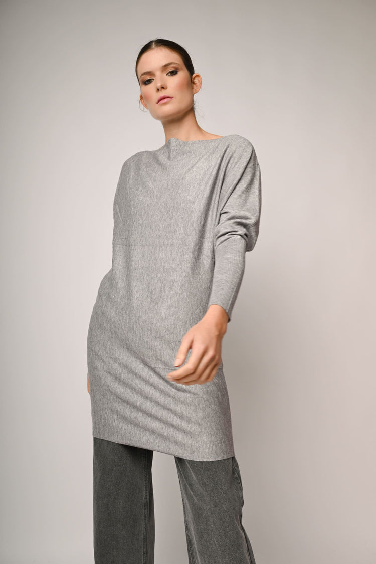 Off-the-shoulder oversized sweater
