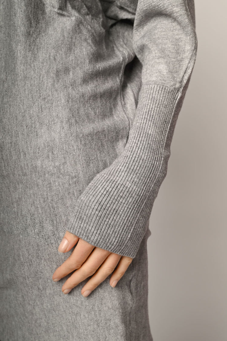 Off-the-shoulder oversized sweater