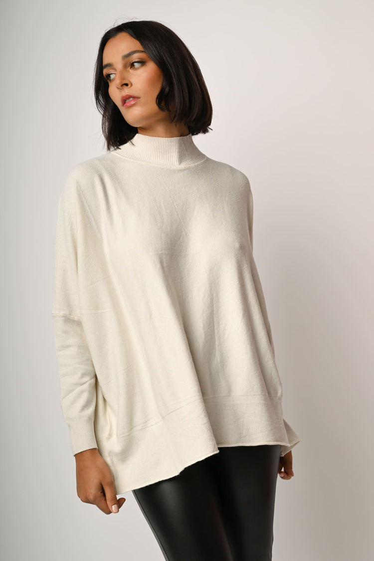 Oversized mock sweater