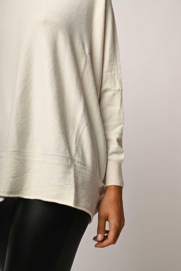 Oversized mock sweater