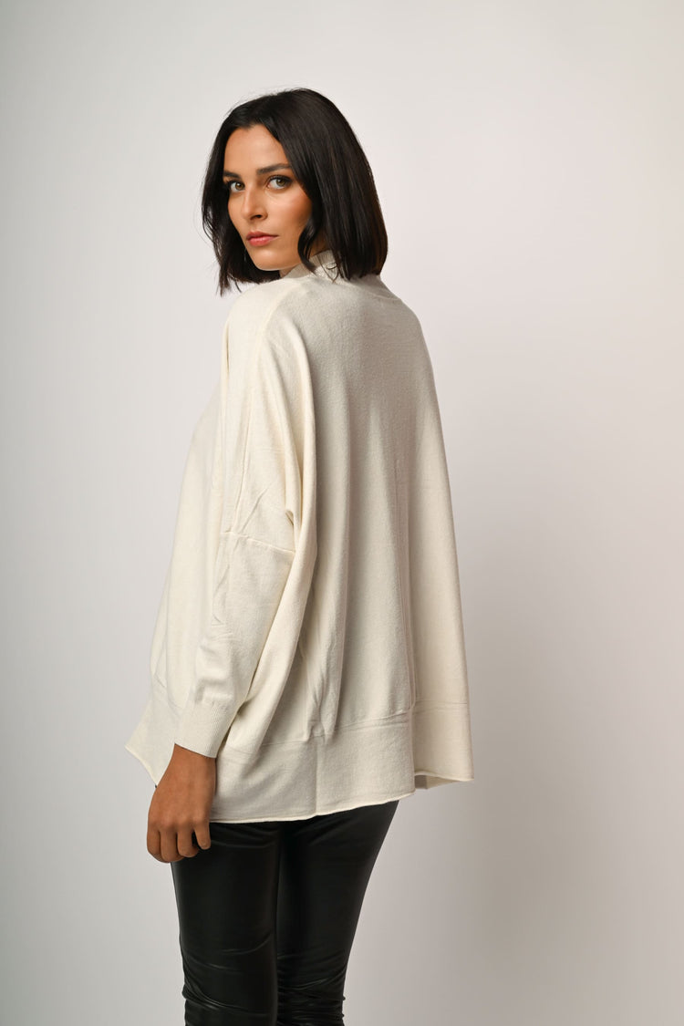 Oversized mock sweater