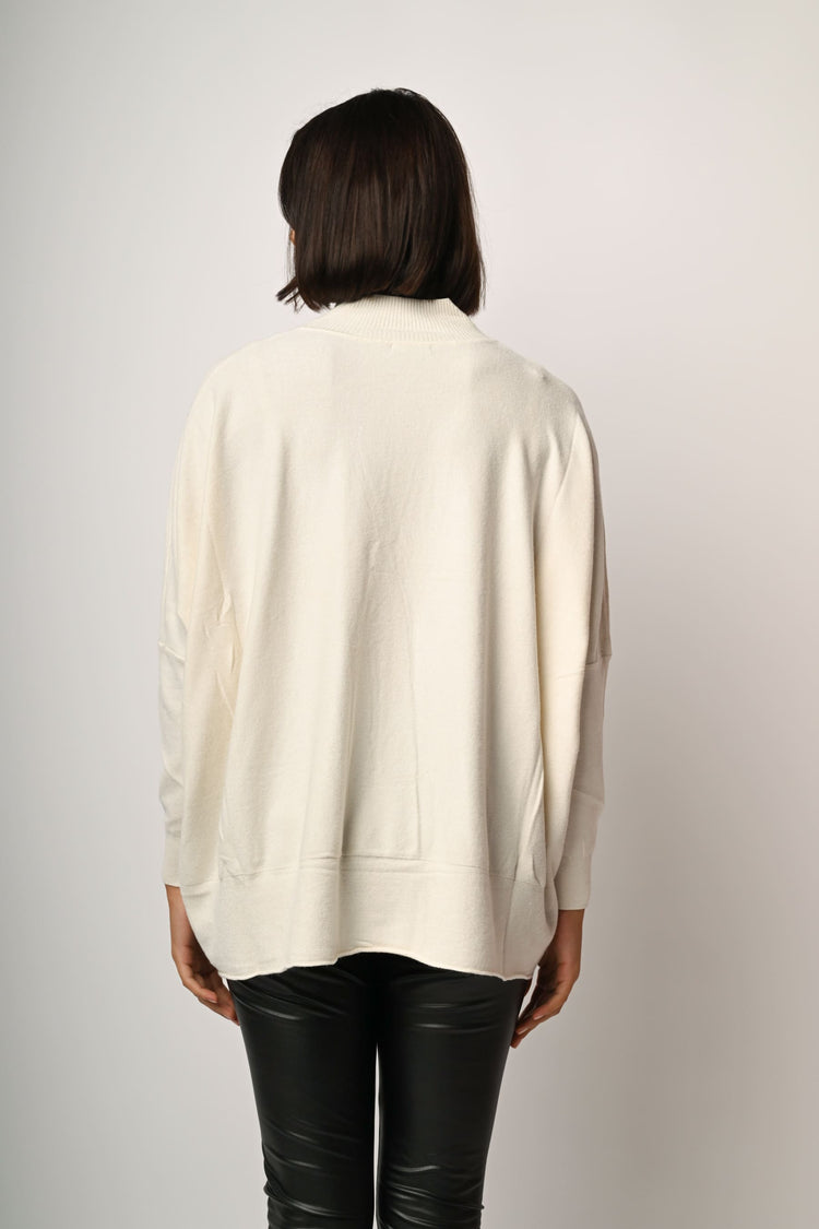 Oversized mock sweater
