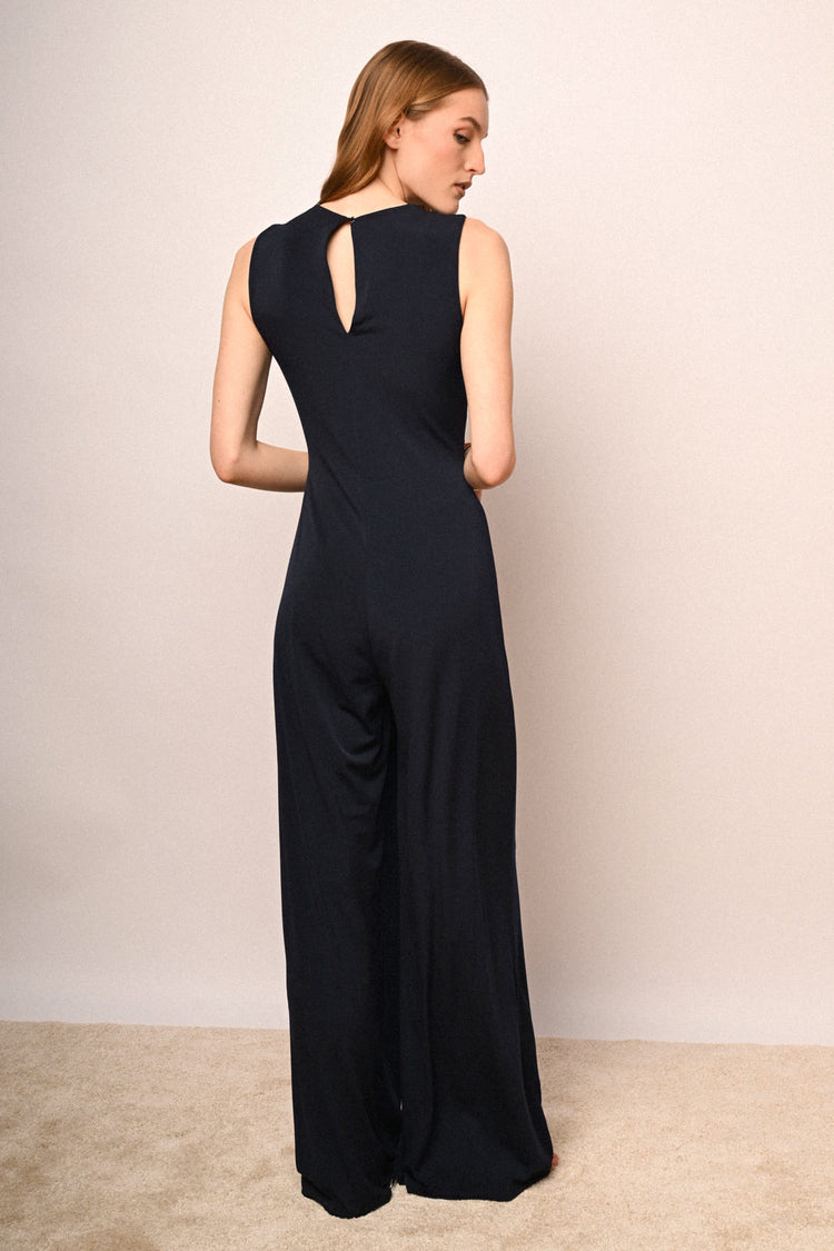 Circle cut-out jumpsuit