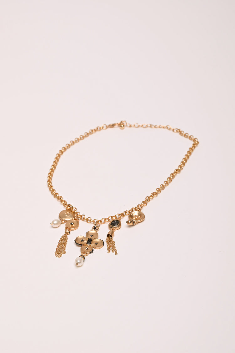 Jewel pendants necklace