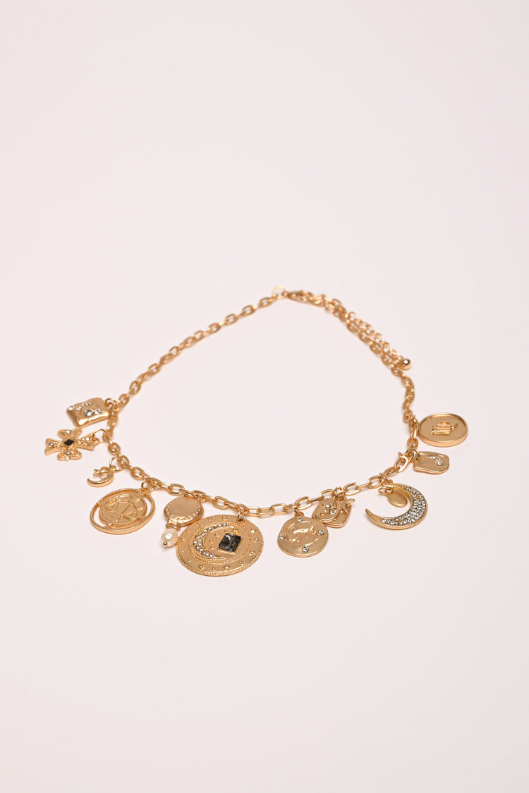 Jewel pendants necklace