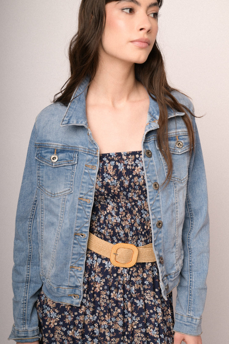 Light blue denim jacket