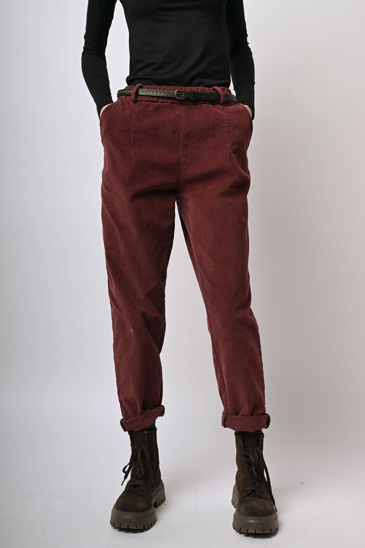Corduroy baggy pants