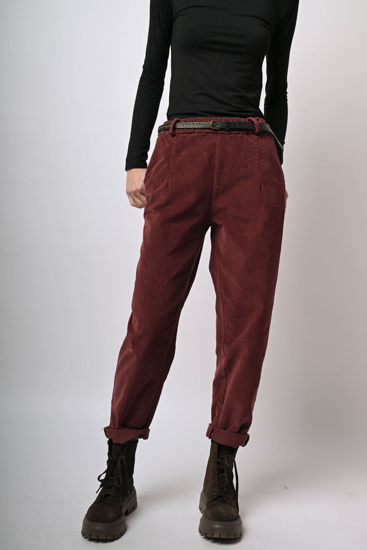 Corduroy baggy pants