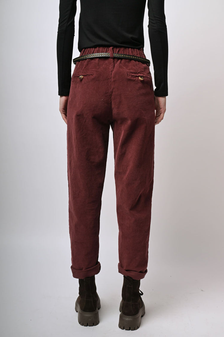 Corduroy baggy pants