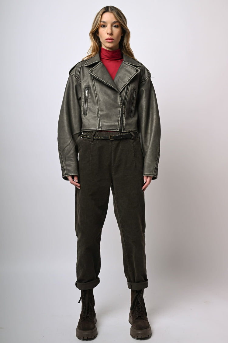 Corduroy baggy pants