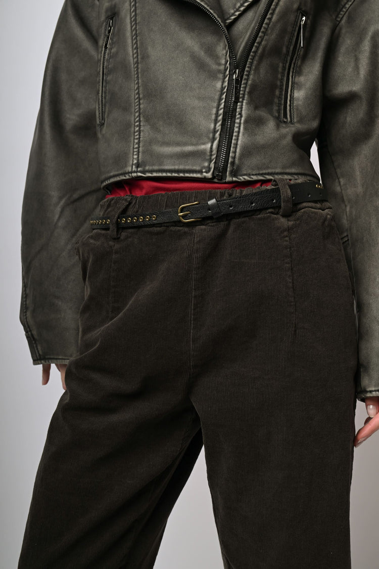 Corduroy baggy pants