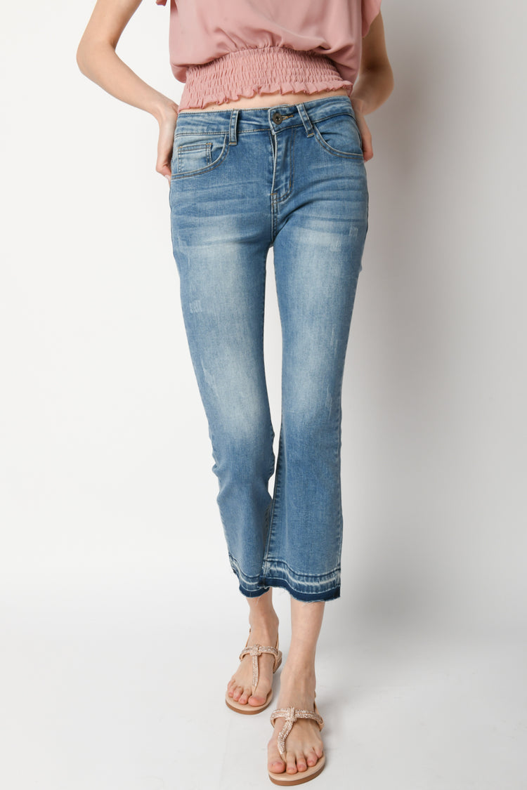 Flared leg jeans