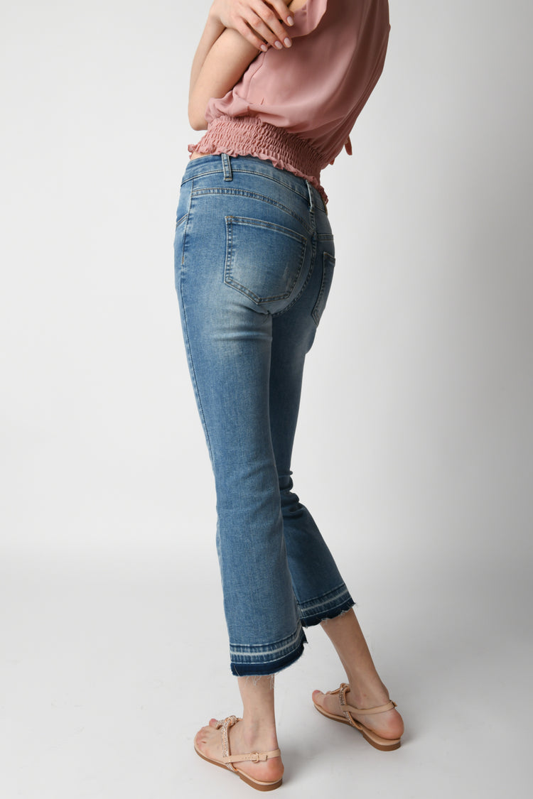 Flared leg jeans