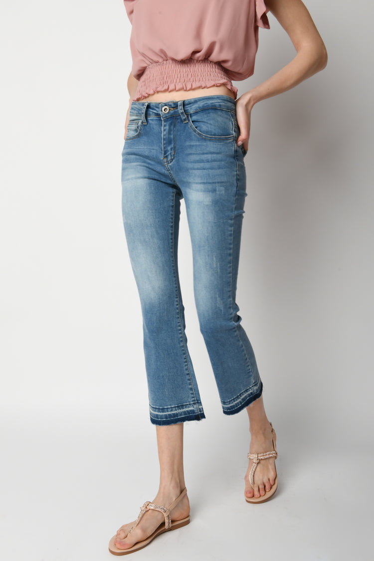 Flared leg jeans