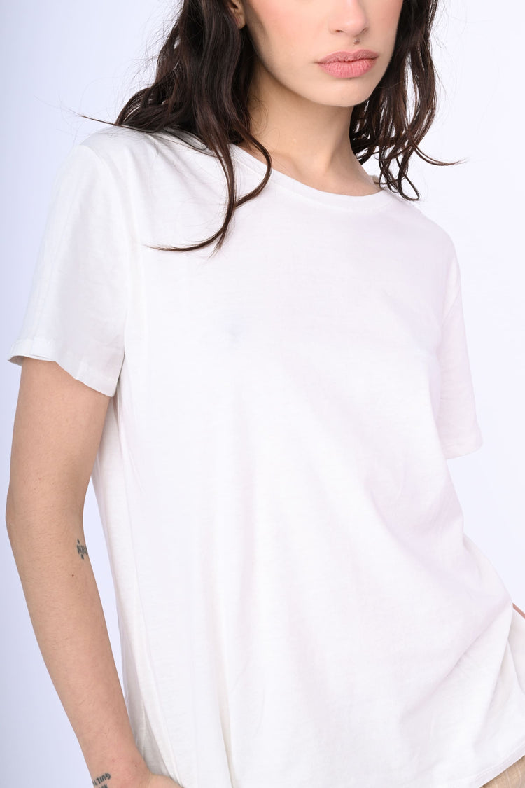 Stretch cotton t-shirt