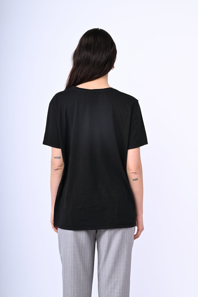 Stretch cotton t-shirt