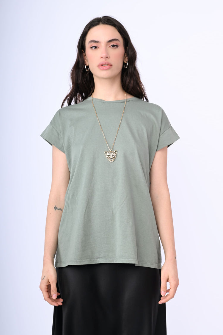 Oversized cotton t-shirt