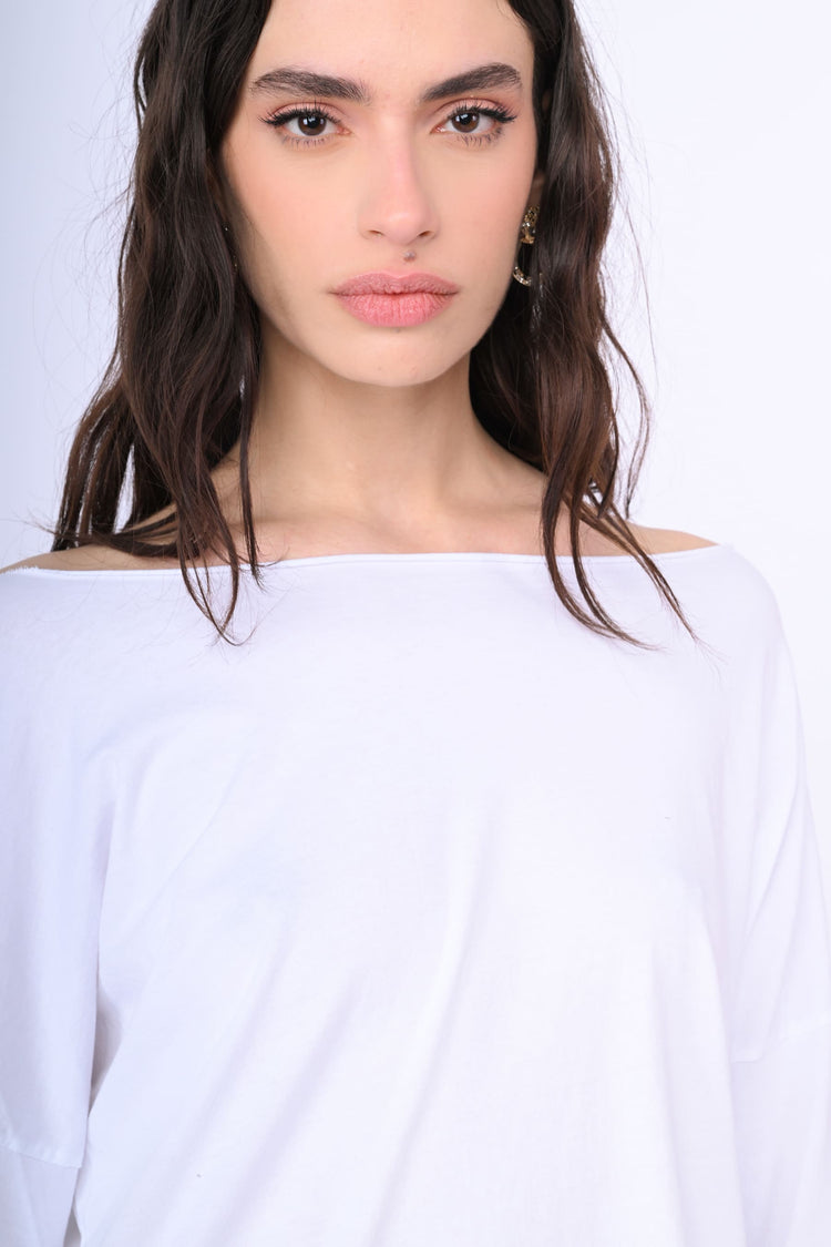 Oversized cotton top