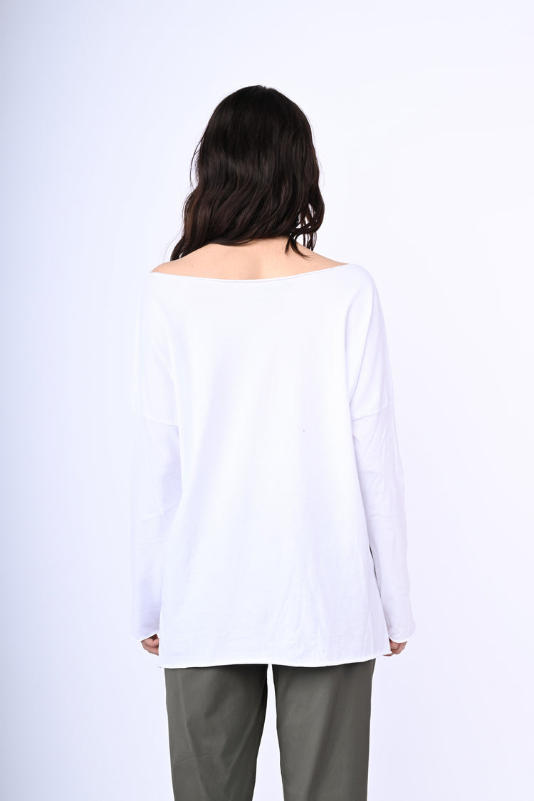 Oversized cotton top