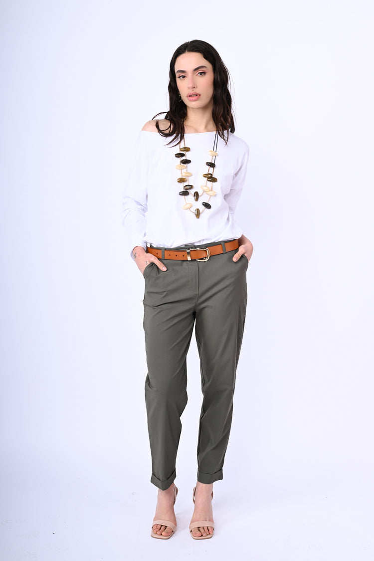 Oversized cotton top