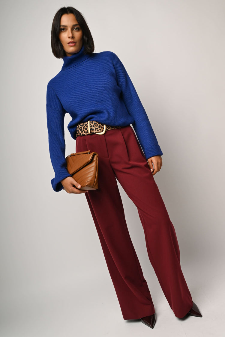 Wide sleeves turtleneck