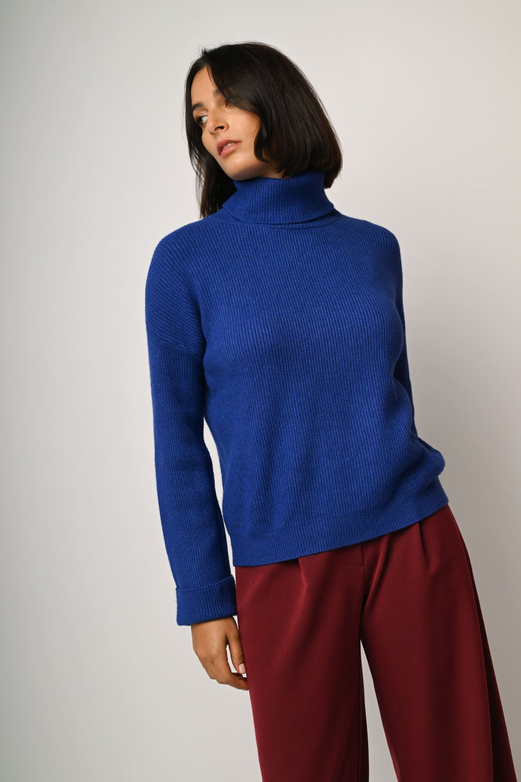 Wide sleeves turtleneck