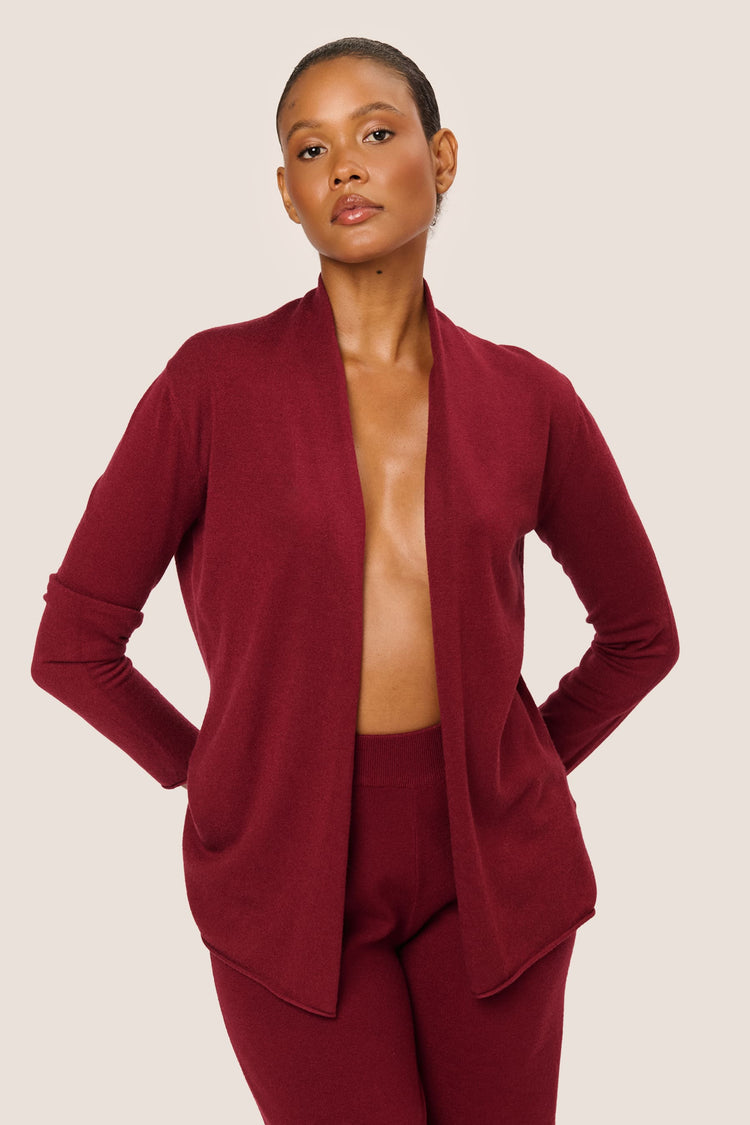 No closure cardigan