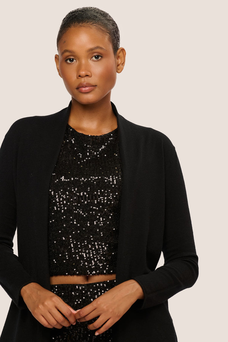 No closure cardigan