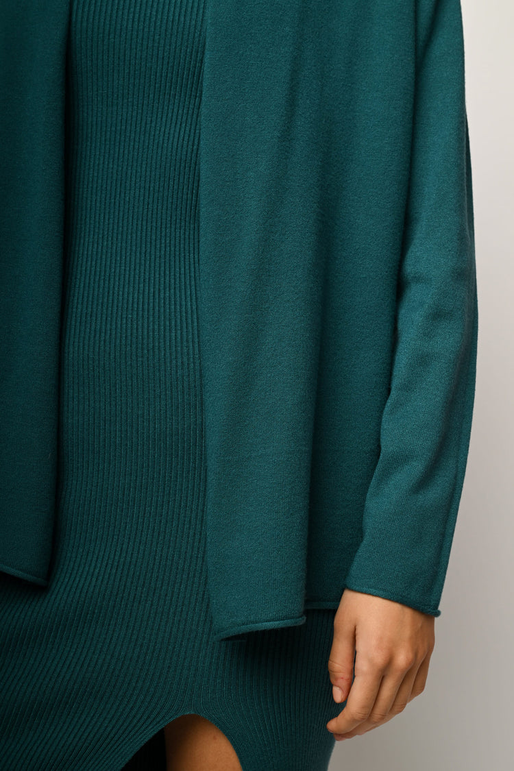 Viscose-blend cardigan